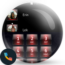 Theme Dialer Dusk Red