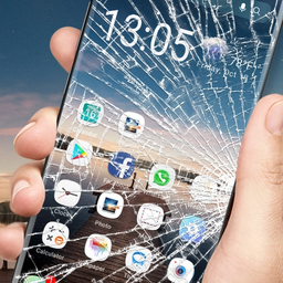 Broken Screen Live Wallpaper & Launcher for Prank