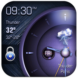 Analog Clock on Lockscreen