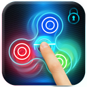 Fidget spinner fingerprint lock screen for prank