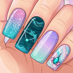 Girls Nail Salon Game:Nail Art