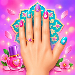 بازی دخترانه ناخن کاری نارین