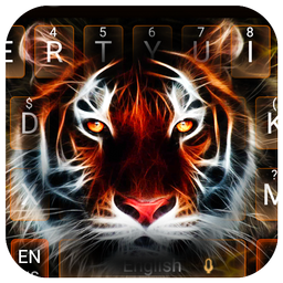 Neon Tiger Keyboard Theme