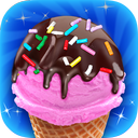 Frosty Ice Cream! Icy dessert