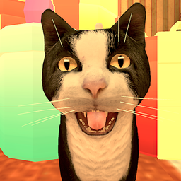 Cat Fred Evil Pet. Horror game