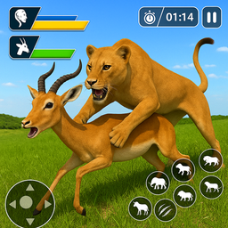 بازی شیر در جنگل | بازی شکارچی