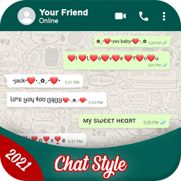 Chat Styles: Stylish Fonts & Keyboard for WhatsApp