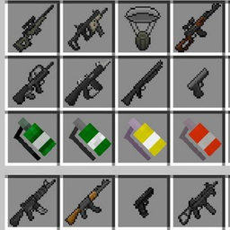 Weapon guns mod for Minecraft