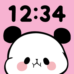 Panda Clock: Digital Widget