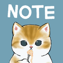 Cute Cat Notepad: mofusand