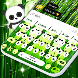Panda Bear Keyboard 🐼 Bamboo Keyboard Themes