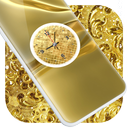 Gold Clock Live Wallpaper