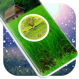 Greenery Clock Live Wallpaper