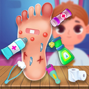 بازی دخترانه کلینیک پای پرنسس