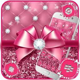Luxury Pink Bowknot Theme