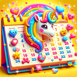 Unicorn Calendar
