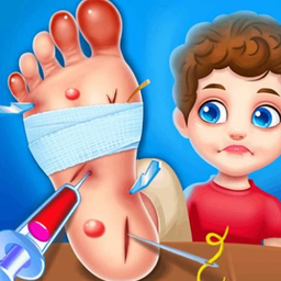بازی دخترانه دکتر پا