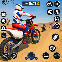 مسابقه موتور کراس | موتور بازی