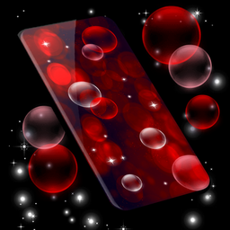 Red Bubble HD Live Wallpaper