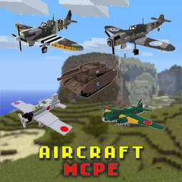 MCPE Aircraft & Tanks Mod