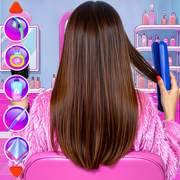 Hair Salon and Dress Up Girl