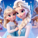 Elsa baby care game