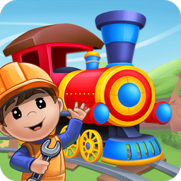 Children's train game