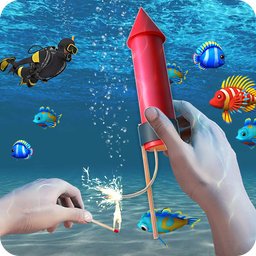Underwater Fireworks 3D Simulator
