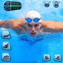 بازی مسابقات شنا