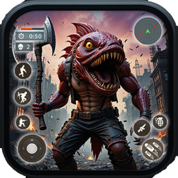 تفنگ بازی هیولا