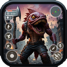 تفنگ بازی هیولا