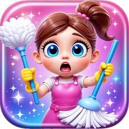 بازی دخترانه تمیز کردن خانه