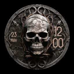 Skull Watchface: Wear OS Watch