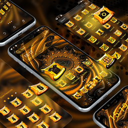 Golden Fractal Shape Theme