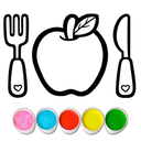 Coloring Meal for Kids Game