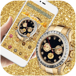 Gold Diamond HD Watch