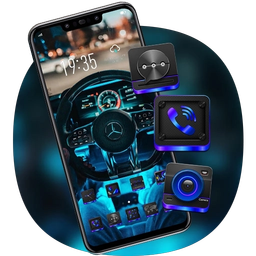 Tech Sense Steering Wheel Car Theme Galaxy M20