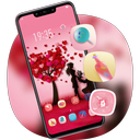 love pink romantic tree pink theme Y21L