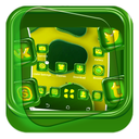 3D Green Gemstone Theme
