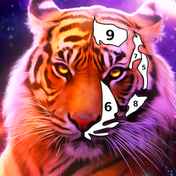 Tiger Coloring Book Color Game