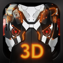 Futuristic 3D Tech Wallpaper