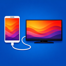 USB-C to HDMI Cast Phone to TV