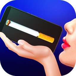 Smoking virtual cigarette pran