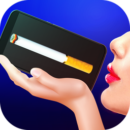Smoking virtual cigarette pran
