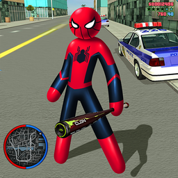 Mafia Spider Stickman Rope Hero Vegas Gangster