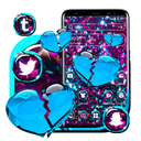 Glitter Broken Heart Theme