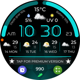 Plasma Flow Lite Watch Face
