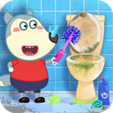 Wolfoo House Cleanup Life