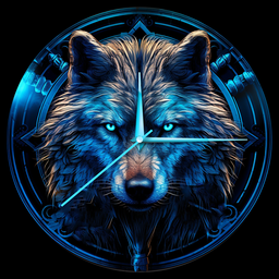 Wolf Watch Face: Wear OS Watch