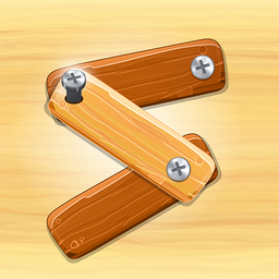 Wood Nuts & Bolts Screw Puzzle